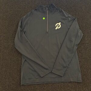 Lululemon X Peloton Navy Blue Quarter Zip Pullover Sweater Athletic Men's Large